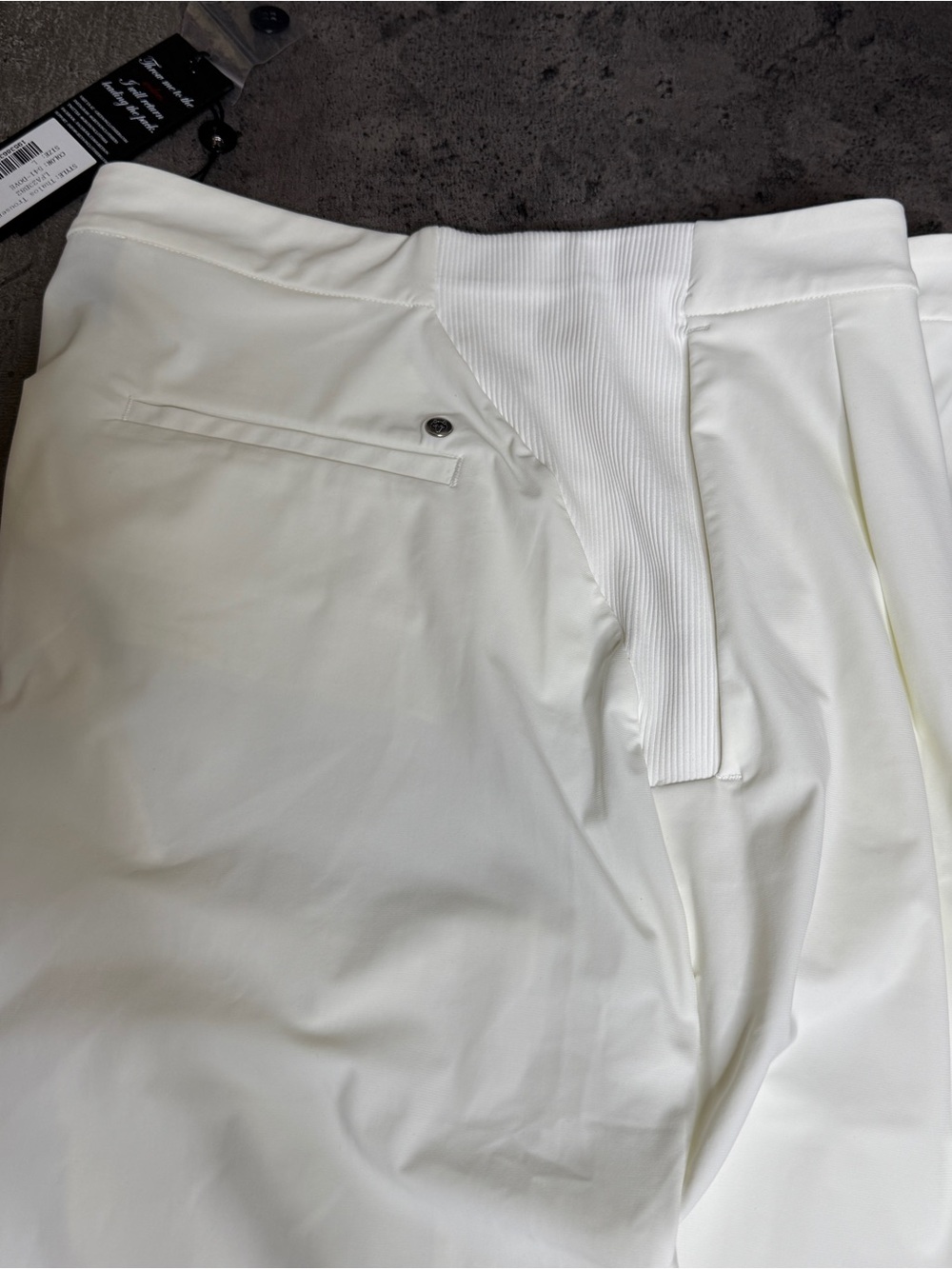 GREYSON THALOS TROUSER SIZE L COLOR DOVE NWT - Picture 5 of 14
